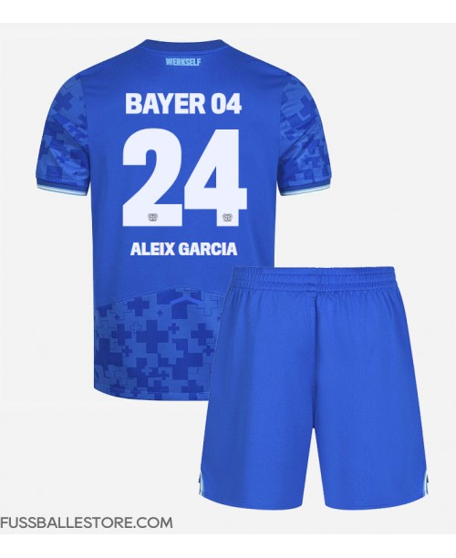 Günstige Bayer Leverkusen Aleix Garcia #24 3rd trikot Kinder 2025-26 Kurzarm (+ Kurze Hosen) Günstige Bayer Leverkusen Aleix Garcia #24 3rd trikot Kinder 2025-26 Kurzarm (+ Kurze Hosen)